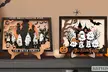 Gepersonaliseerde houten Halloween familie decoratie met namen of voetafdruk (83% korting) - Image 5