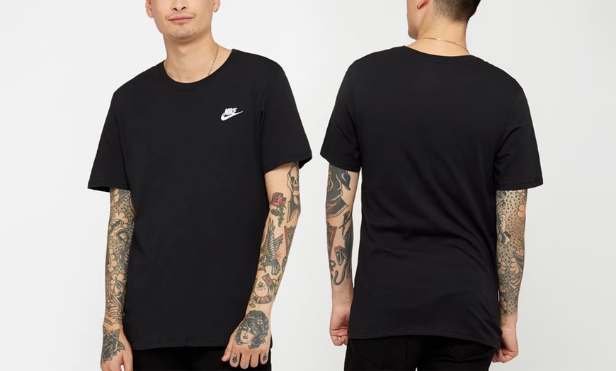 Image 3: Nike Men's Club Core Embroidered Futura T-Shirt