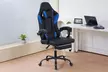 Silla gaming ergonómica negra con función de masaje disponible en diferentes colores - Second Medium