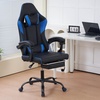 Image 5: Silla gaming ergonómica negra con función de masaje