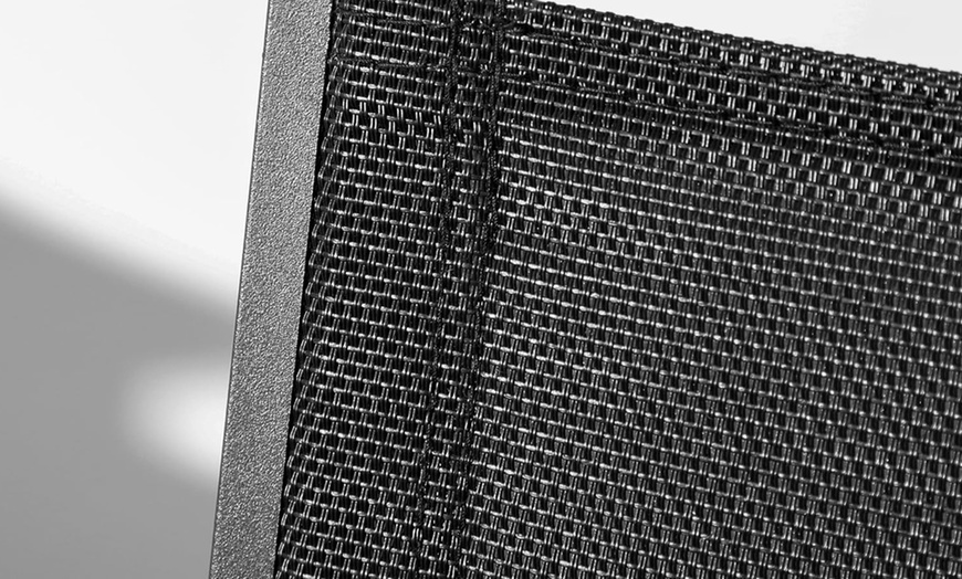 Image 4: Two Garden Dining Chairs in Black, Grey or Beige