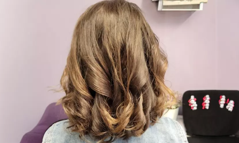 Haircut, Blowdry, with Blowout, Ombre, Partial, or Full Highlights