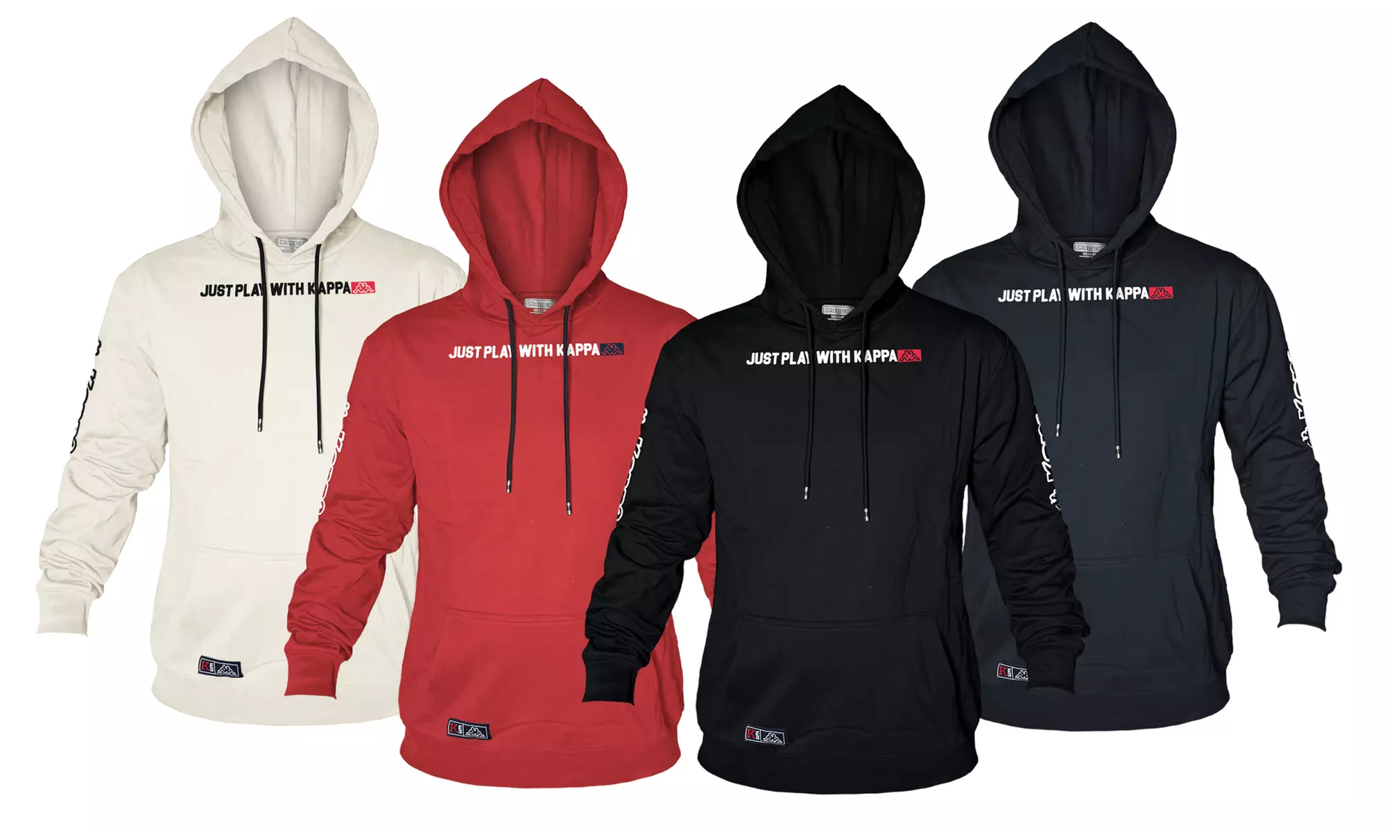 Felpa uomo di Kappa in cotone felpato