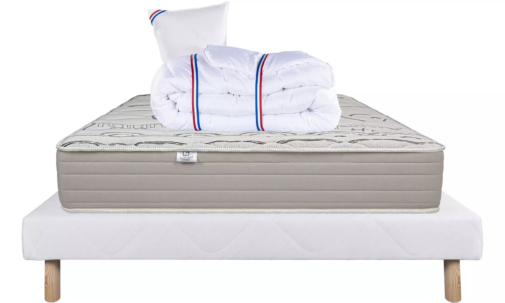 Matelas 24 cm ''ORGANIC Cotton'' de Luxury Literie
