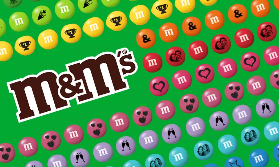 Wertgutschein über 20 €, 30 € oder 50 € anrechenbar auf personalisierte Schokolinsen mit Fotos/Text bei M&M's - Primary Image