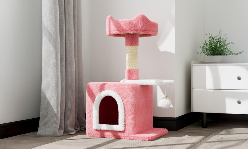Image 15: 70, 79 or 131cm Multi Level Indoor Cat Tree