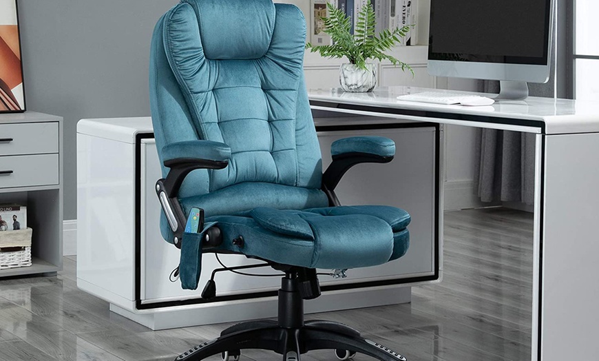 Image 19: Vinsetto Massage Office Chair