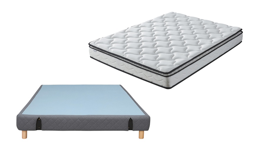 Image 9: Base letto imbottita con tessuto accoppiato a schiuma, Sampur