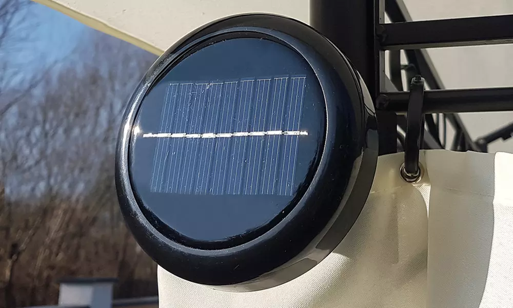 Swing&Harmonie LED-Pavillon Minzo mit LED-Solar-Beleuchtung