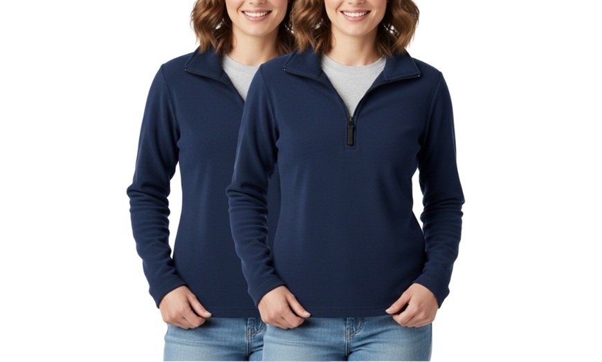 Image 3: 2 maglie da donna in pile e micropile 