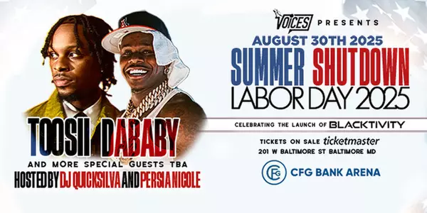 Summer Shutdown W/ DaBaby and Toosii on August 30th at 8 PM - Primary Image