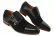 Gino Vitale Men's Double Monk Strap Two-Tone Loafer - Second Medium