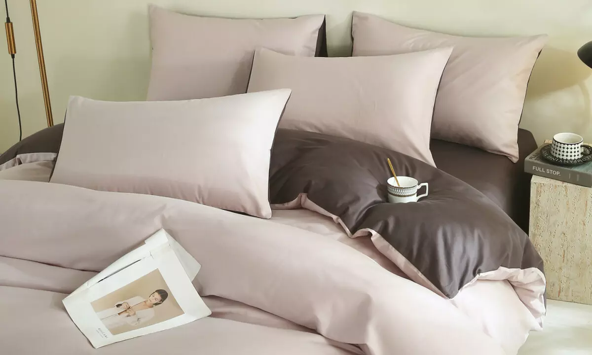 Reversible Pure Cotton Pillowcase Pair
