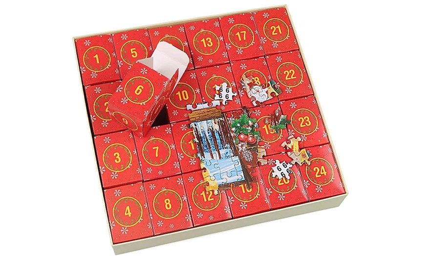 Image 5: Christmas Advent Calendar Puzzle, 24-Day Countdown Challenge