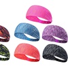 Image 12: Moisture Wicking Headband For Women Men Sweatband Sports Fitness Yoga Running
