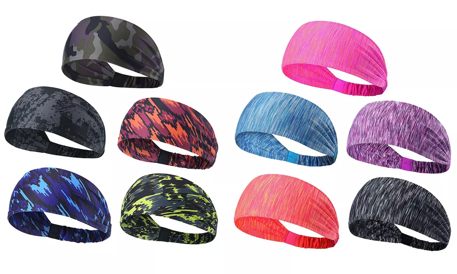 Moisture Wicking Headband For Women Men Sweatband Sports Fitness Yoga Running