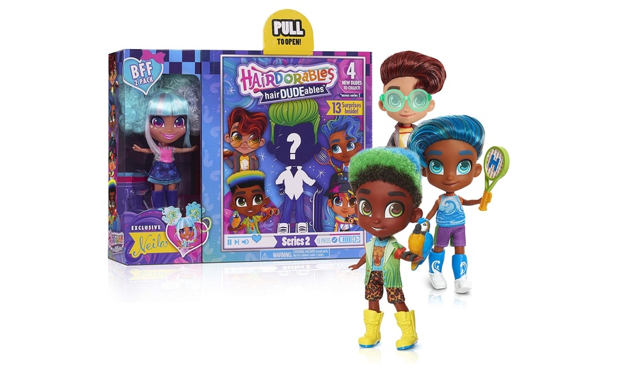 Image 2: Flair Hairdorables HairDudeAbles BFF Pack – Series 2