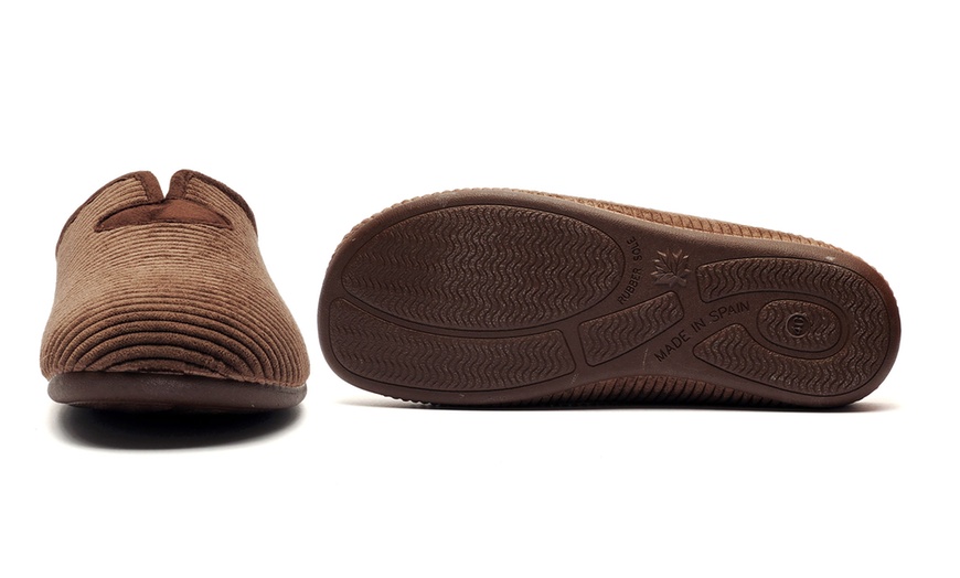 Image 3: Cotswold Blackbird Men's Mule Slippers