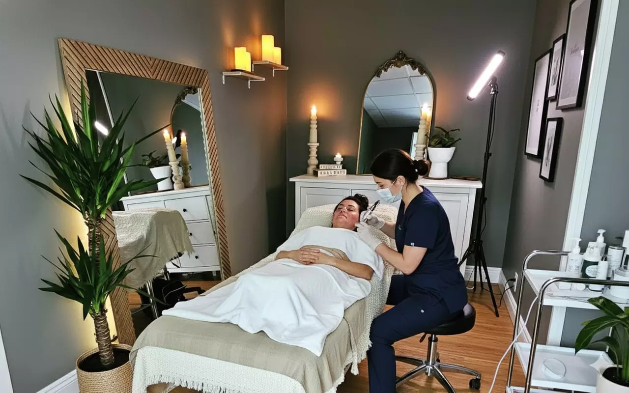 Luxury Microneedling Facial or Microneedling Facial & Dermaplaning