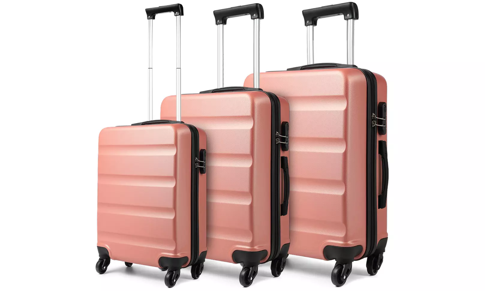 3-delige kofferset of koffer in formaat naar keuze