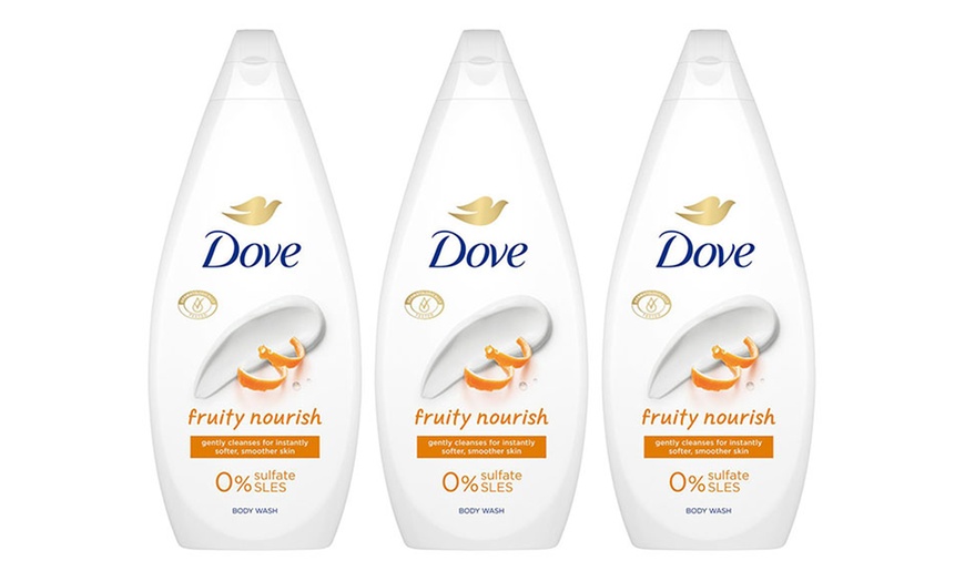 Image 2: Three- or Six-Pack Dove Body Wash 0% Sulfate SLES 720ml