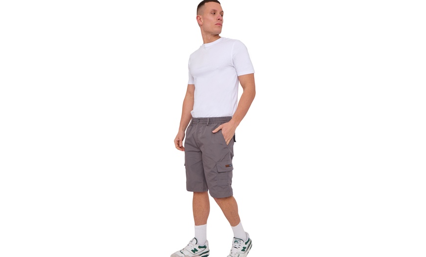Image 3: Men's Cargo Combat Shorts