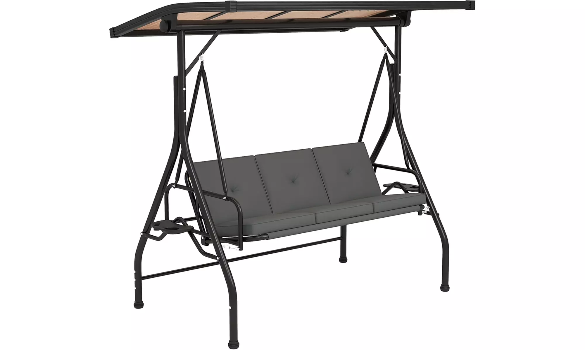 Outsunny 3 Seater Garden Swing Seat Bed