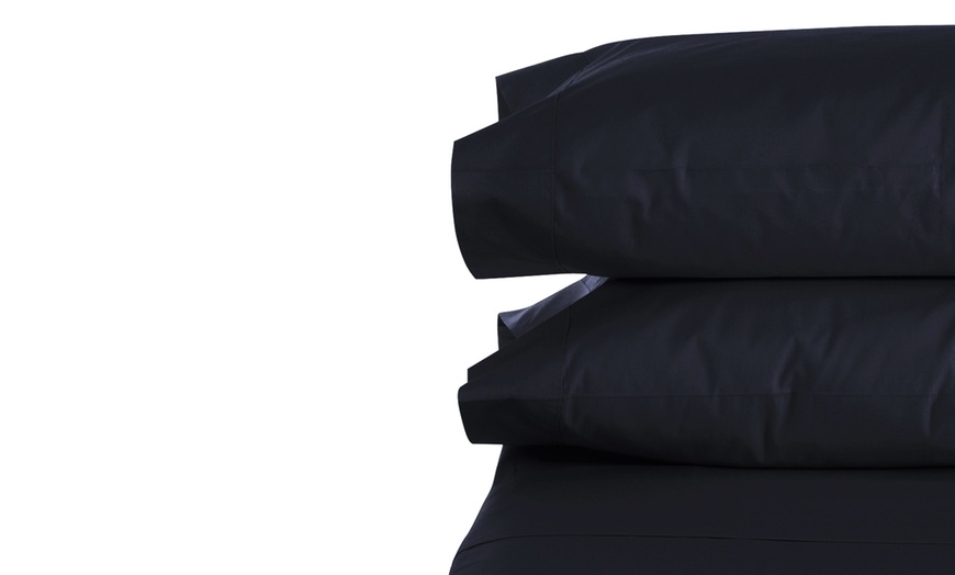 Image 17: 1800 Series Bamboo Feel Pillowcase Queen/Standard or King Set of 2 Pillowcases 