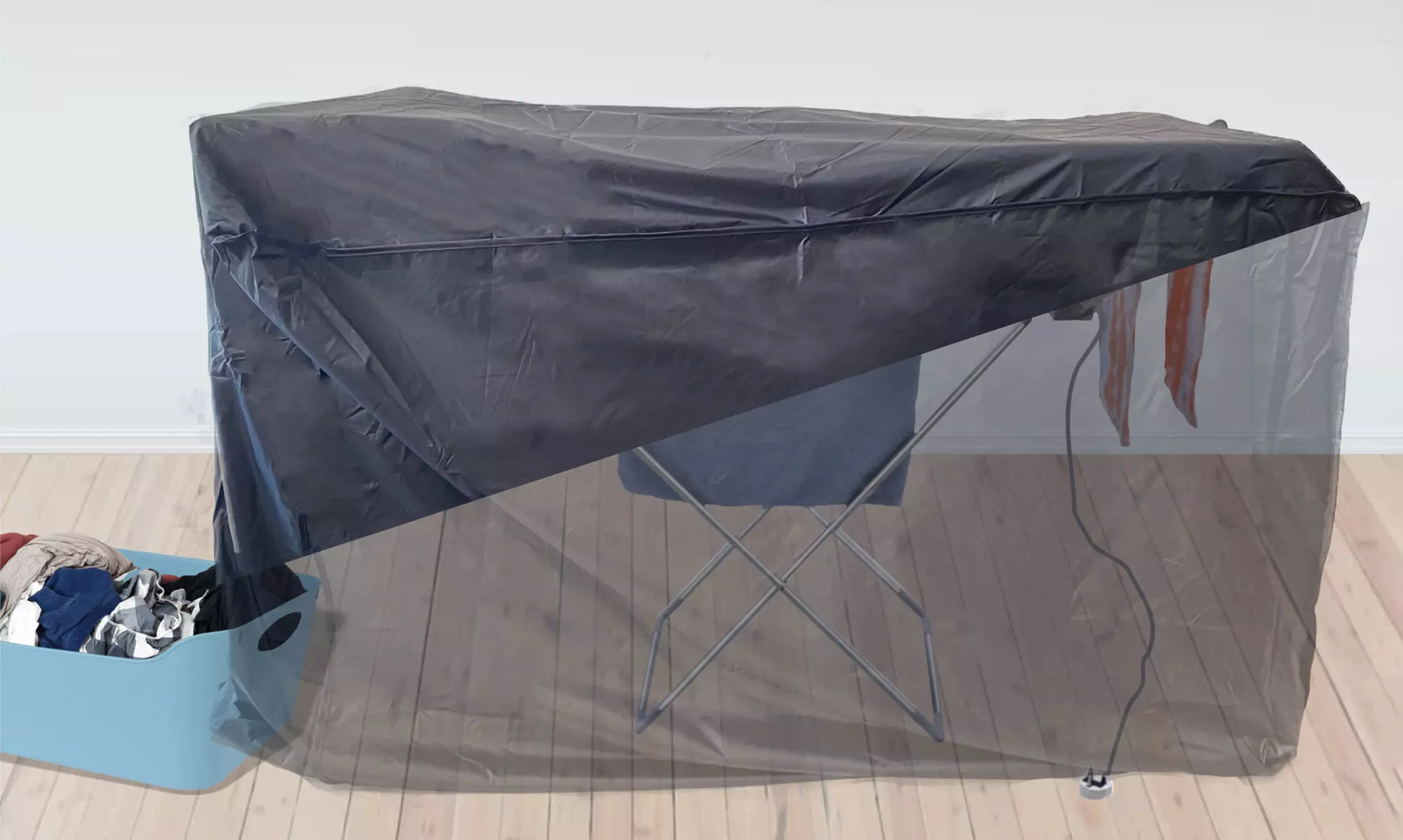 Energy-Efficient Heated Clothes Airer