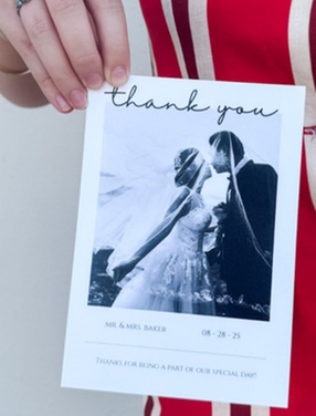 thank you cards by lovely little cards