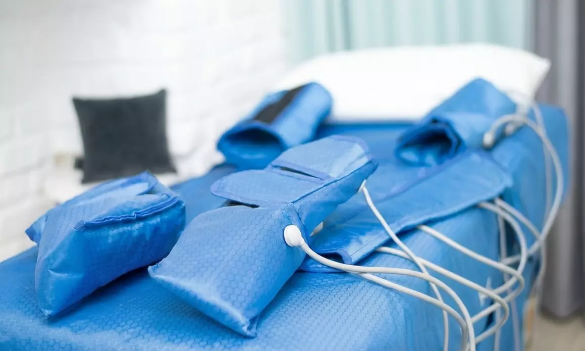 5 o 10 sesiones de estimulación electromagnética o presoterapia