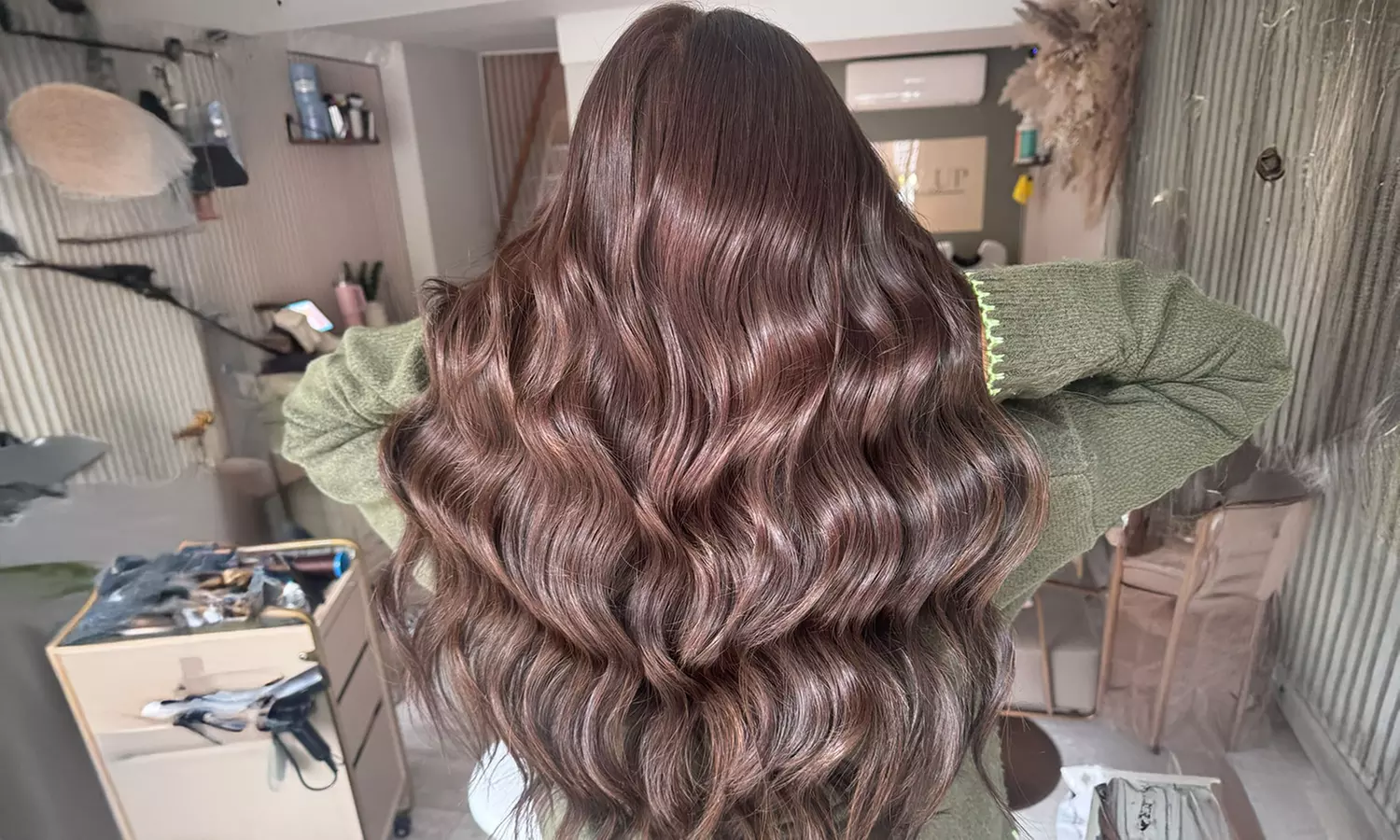 Glow Up with Wash, Cut and Blow Dry w/w/o Half/Full Head Highlights