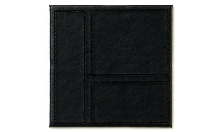 Image 12: Faux Leather Placemats or Coasters