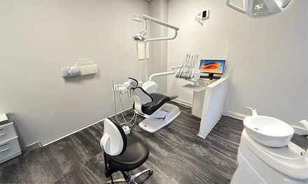 1 sesión de blanqueamiento dental led con limpieza bucal y fluorización - Clinica Dental Santa Eugenia