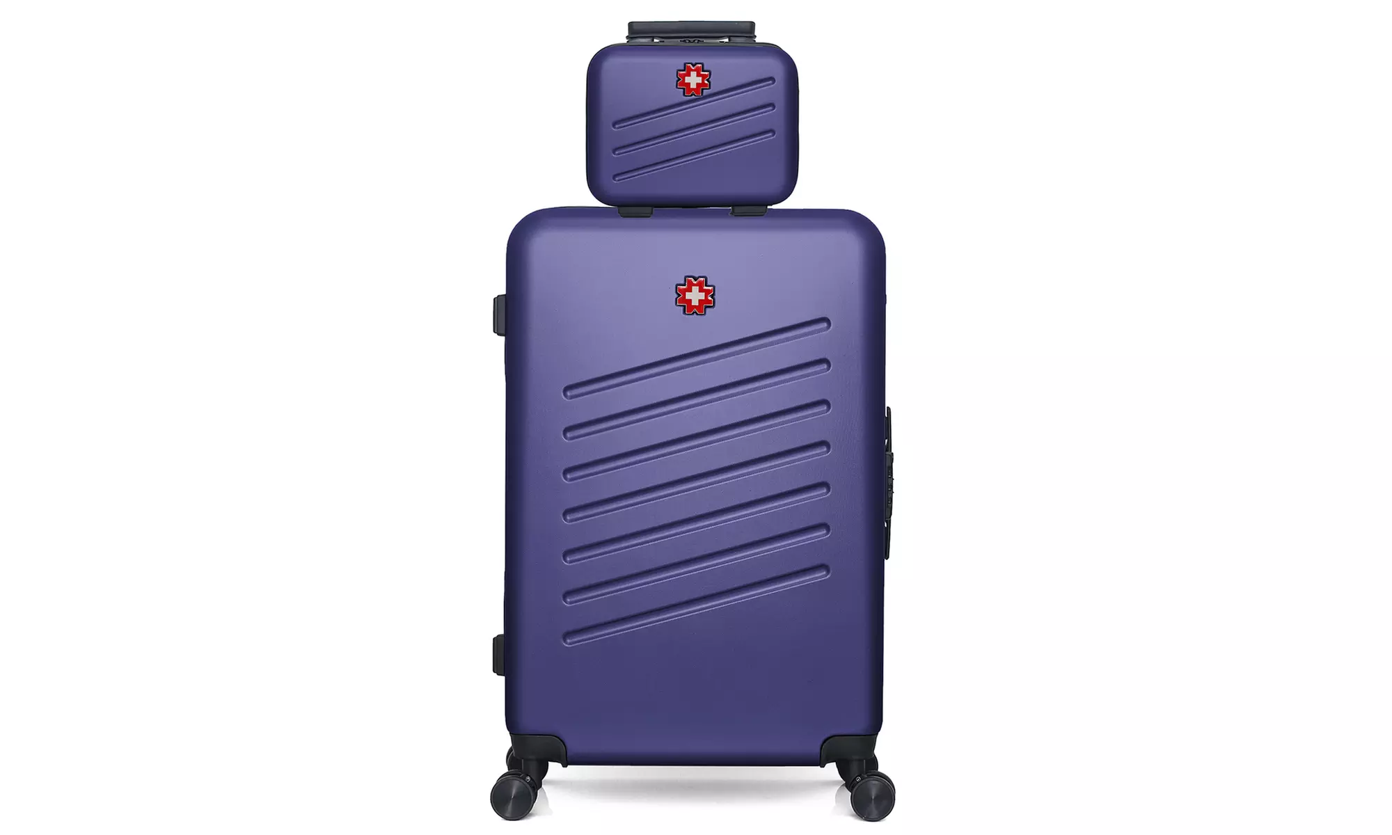 Lot avec valise grand format et vanity Swiss Kopper