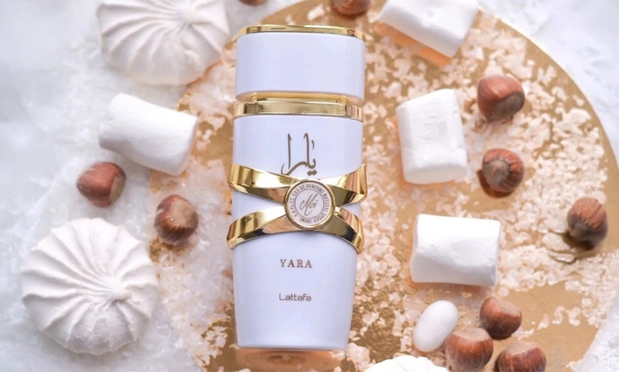 Image 1: Fragancia Eau de Parfum de Dubai Lattafa Yara o Yara Blanc