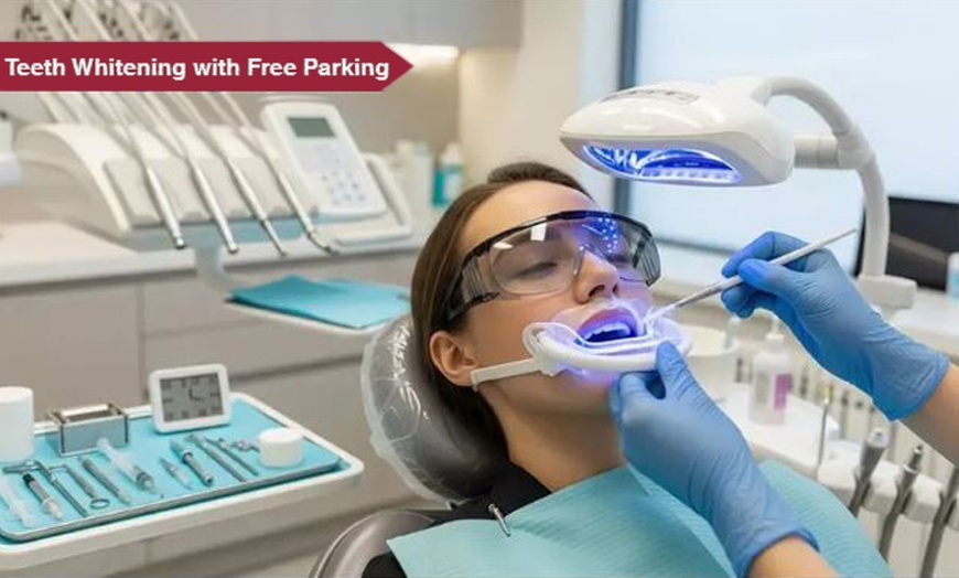 Image 1: Get Premium 60-Min Teeth Whitening For 1 or 2 People For Bright Smile 