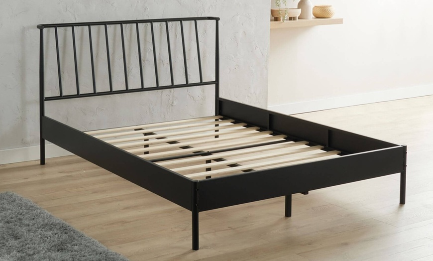 Image 7: Odessa Bed Frame and Mattress Bundle