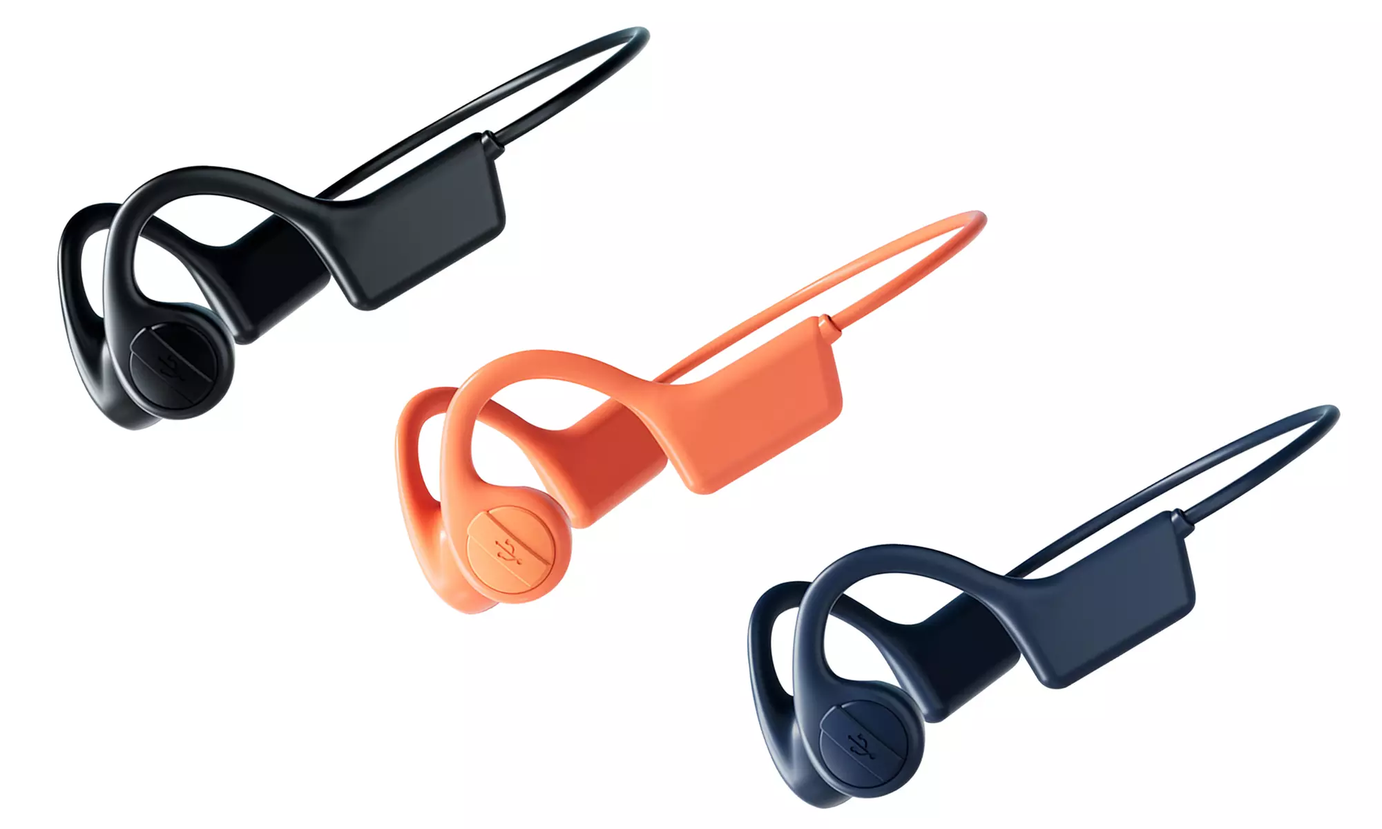Open-Ear Bluetooth Bone Conduction Headphones Sweat Resistant Wireless Earbuds