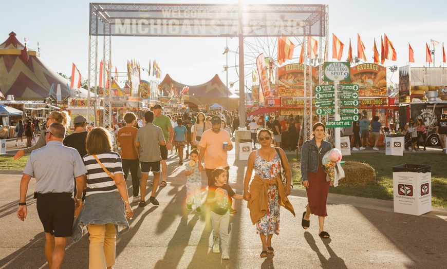Image 2: Admission to Michigan State Fair with Unlimited Carnival Rides!