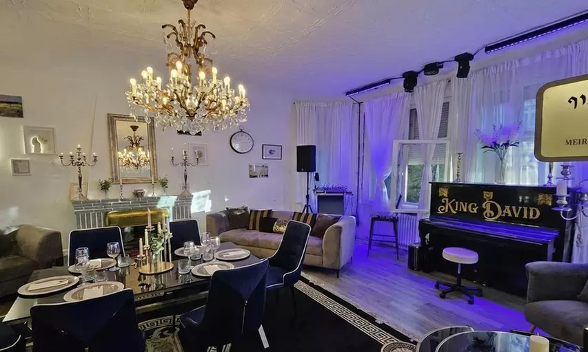 Kosheres Gericht mit Beilage, Salat und Vorspeise für 1 bis 4 Personen