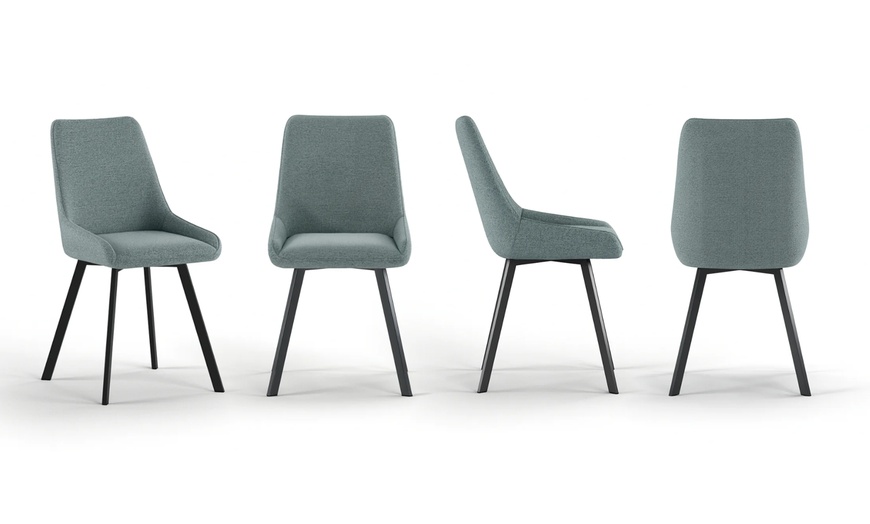 Image 13: Set di 4 sedie Artemis, design elegante e contemporaneo