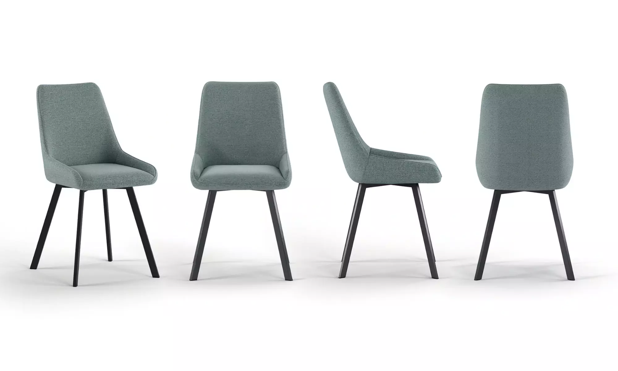 Set di 4 sedie Artemis, design elegante e contemporaneo