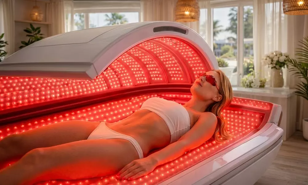 Worldwide Integrative Healthcare's One, Three, or Six Sessions of Whole Body Red Light Therapy (Up to 76% Off) - Primary Image
