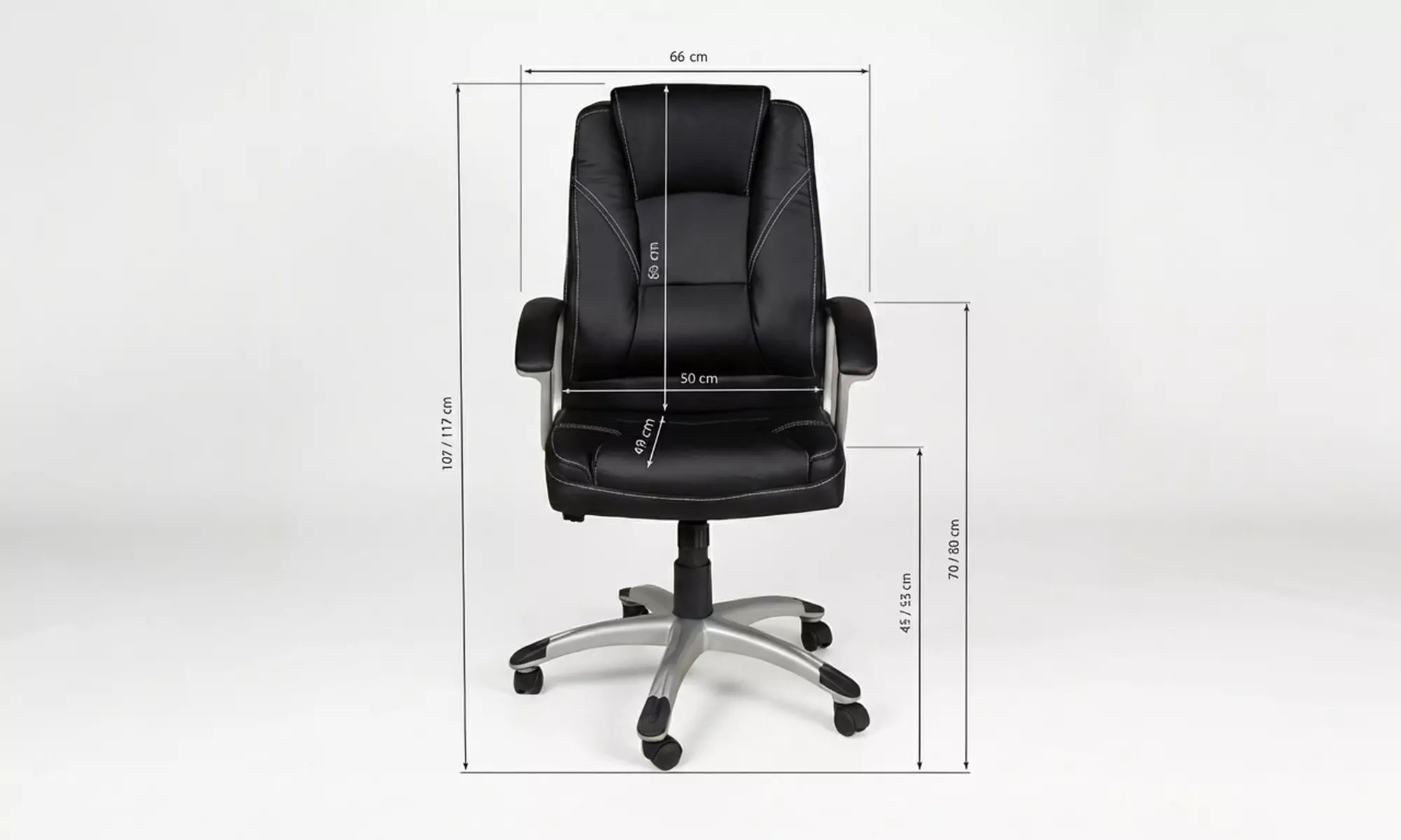Fauteuil de bureau "Boss" de Weber Industries