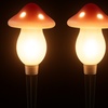 Image 5: Set of Three or Six Warm White Solar Mushroom Outdoor Garden Lights 