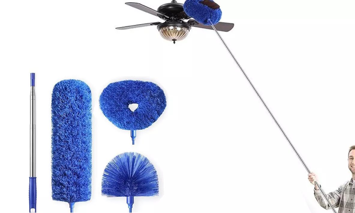 Retractable Microfiber Duster for Ceiling Fan Blades