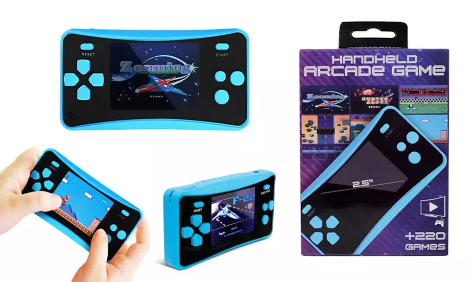 1 ou 2 console de jeu d'arcade portable avec 220 jeux - Primary Image