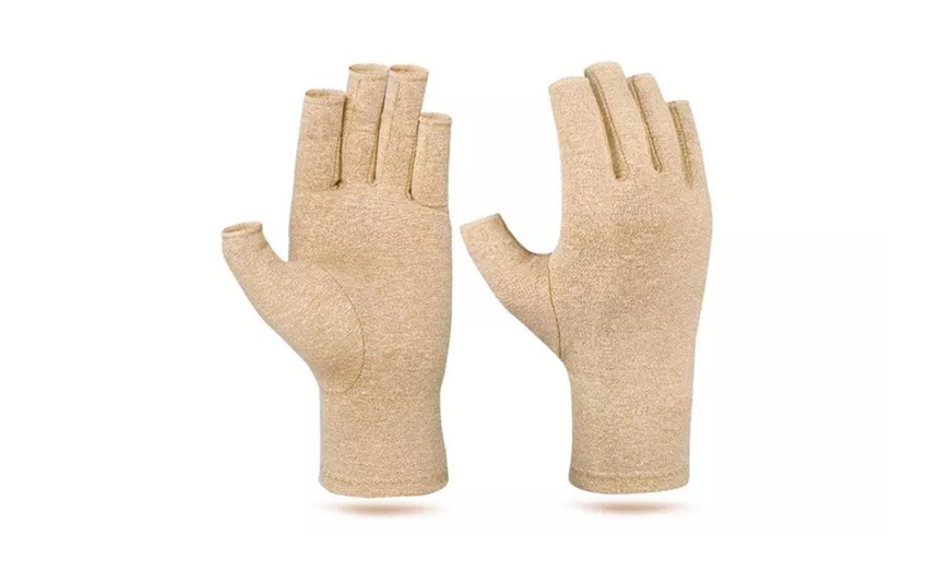 Image 4: Fingerlose Kompressions-Handschuhe