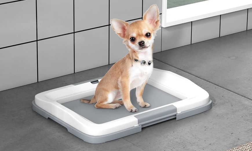 Image 6: PawHut Dog Toilet Tray in Two Sizes